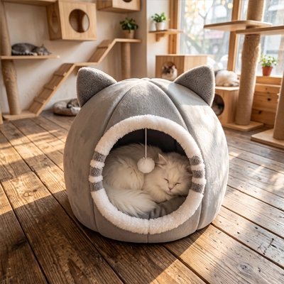 Niche pour Chat | Douillette Design - Bien-ĂȘtre du chat