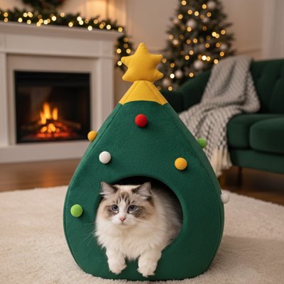 Niche pour Chat noel