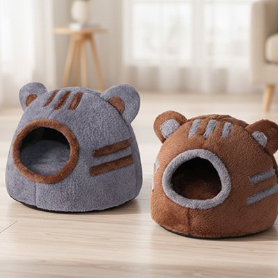 Niche pour Chat Structure igloo fermée