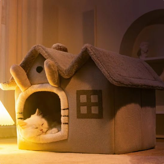 Panier pour chat | Élégance Cosy - Bien - être du chat