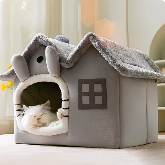 Panier pour chat | Élégance Cosy - Bien - être du chat