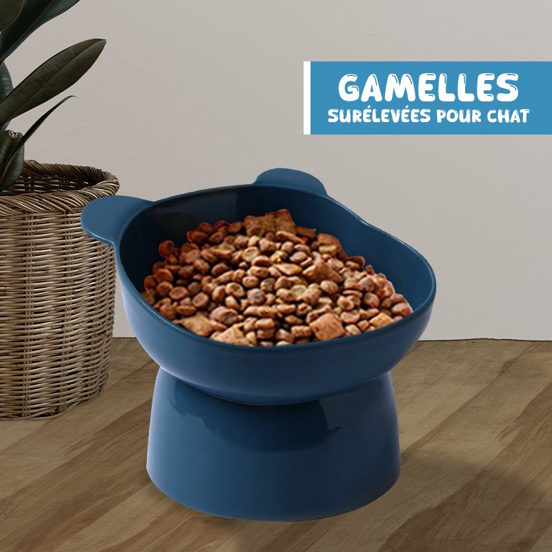 CatBowl ™ | Gamelle surélevée anti - étouffement pour chat. - Bien - être du chat