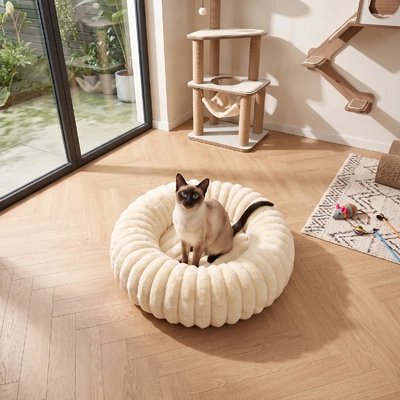 Coussin pour Chat beige épais