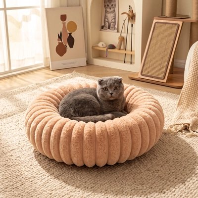 Coussin pour Chat marron facile d'entretien
