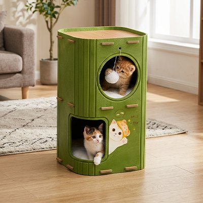 Niche pour chat 2 couchages