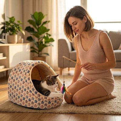 Niche pour Chat | Design Confort - Bien-être du chat