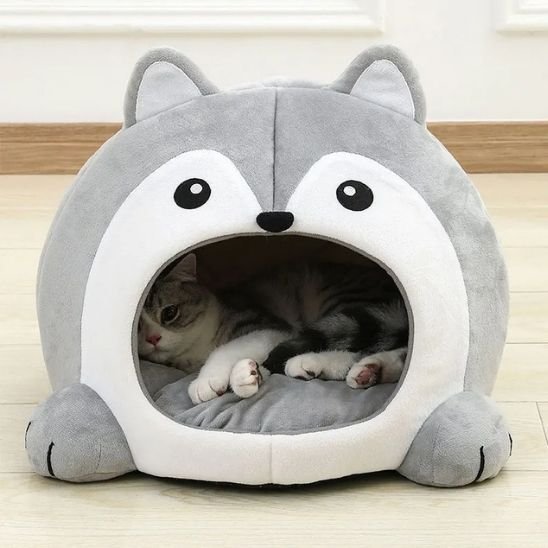 Panier pour chat style maison Nettoyage simplifié
