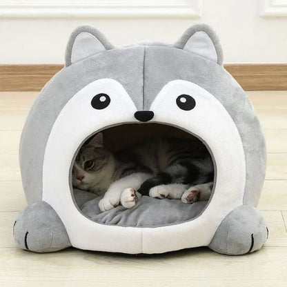 Panier pour chat style maison Nettoyage simplifié